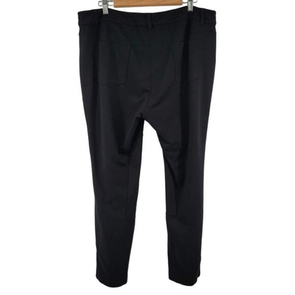 Eileen Fisher Equestrian Ponte Riding Pants Plus Size 1X Black - Picture 9 of 10